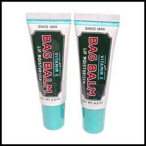 2 x Bag Balm Moisturizing Lip Balm - 0.3 oz Sealed